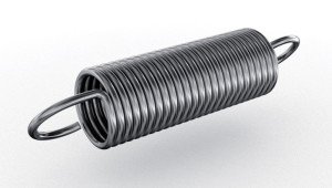 Cylindrical extension spring