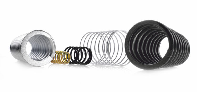Compression springs made of different spring steel wires - Gutekunst Federn