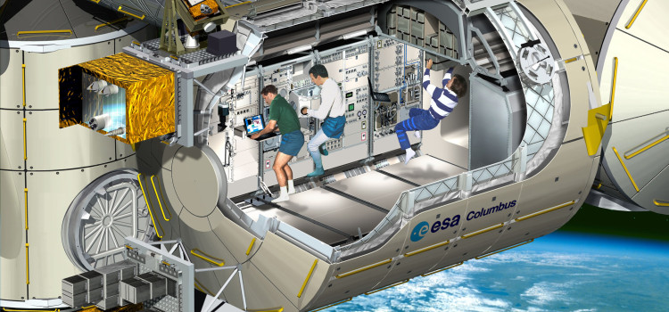 ISS space station laboratory